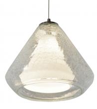  AGP500L40D2SNCC - Armitage LED Pendant - 4000K - 120-277V - Satin Nickel - Clear Crackle