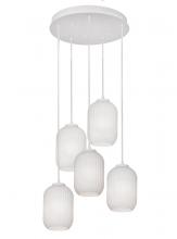  CALP05WHRND5 - Callie 5 Light Round Pendant,120V,White