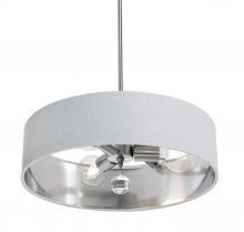  CLNP18MBSN-WHSL - Celine Pendant 18'' Medium Base SN - WHSL shade