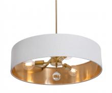  CLNP24MBSB-WHGD - Celine Pendant 24'' Medium Base SB - WHGD shade