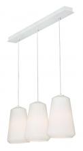  ISLP11WHLNR3 - Isla 3 Light Linear Pendant,120V,White