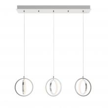  LCKP09L30D1SNLNR3 - Lock 3 Light Linear Pendant MB 120V,SN