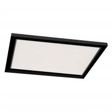  LGNL2424LAJD4BK - Lugano 24x24 Flush LED,120-277V,AJ CCT,Black