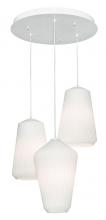  LLYP11MBWHRND3 - Lily 3 Light Round Pendant,120V,White