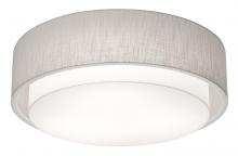  SAF1614LAJUD-LW - Sanibel 16'' LED Ceiling - White Finish Linen White Shade