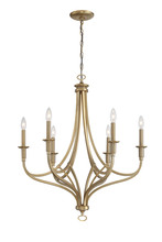  1096-740 - 6 LIGHT CHANDELIER