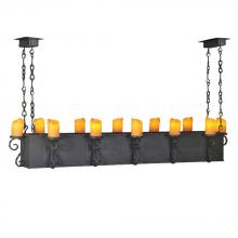  106933 - 68" Long Carpathian 12 Light Oblong Chandelier