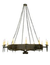  112814 - 72" Wide Warwick 12 Light Chandelier