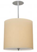  113849 - 18"W Cilindro Beige Textrene Pendant