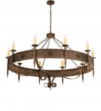  115623 - 66"W Calandra 10 LT Chandelier