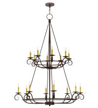  116031 - 45"W Estrella 16 LT Two Tier Chandelier