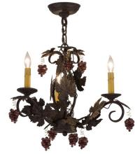  117174 - 18"W Vineyard 3 LT Chandelier