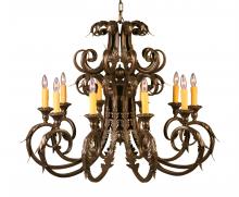  119763 - 42" Wide Serratina Chandelier