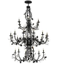  119768 - 60"W Pinecone 24 LT Chandelier