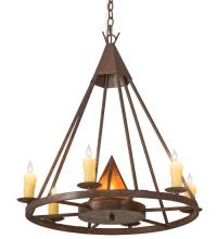  120281 - 30" Wide Desert Arrow Chandelier