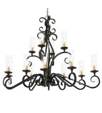  120293 - 60" Wilkes Two Tier Oblong Chandelier