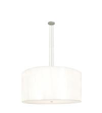  122398 - 36"W Cilindro White Cotton Pendant