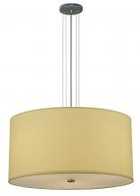  126537 - 24"W Cilindro Beige Textrene Pendant