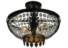  130636 - 16" Wide Chrisanne Crystal Flushmount