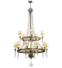  132050 - 48" Wide Amaury 15 Light Two Tier Chandelier