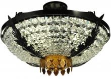  133484 - 24" Wide Chrisanne Crystal Flushmount