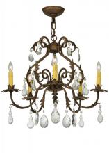  135403 - 24"W Chantilly 5 LT Chandelier