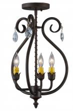  141643 - 12"W Antonia 3 LT Chandelier