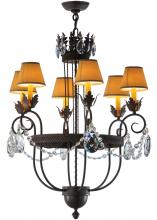  142450 - 27"W Antonia 6 LT Chandelier