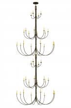  143565 - 78" Wide Cheal 40 Light Double Chandelier