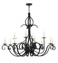  150271 - 54"W Cypress 12 LT Chandelier