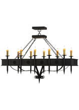  151155 - 66"L Calandra 10 LT Oblong Chandelier