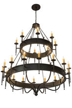  153295 - 72" Wide Marta 24 Light Two Tier Chandelier