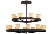  156086 - 75"W Loxley Piedmont 20 LT Two Tier Chandelier