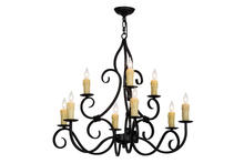  157462 - 36" Wide Clayton 9 Light Chandelier