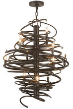  157562 - 28"W Cyclone 12 LT Chandelier