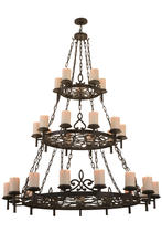  158764 - 62"W Newcastle 30 LT Chandelier