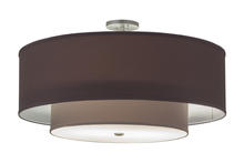  161663 - 30"W Cilindro Textrene Two Tier Pendant