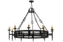  165221 - 60"W Toscano 10 LT Chandelier