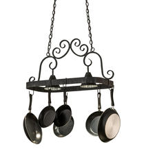  166119 - 32"L Elana 2 LT Pot Rack