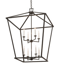  167205 - 36"Sq Kitzi Tapered Pendant