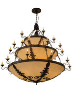  168220 - 72"W Castellum 3 Tier Chandelier