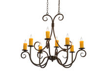  171478 - 36"L Clifton 8 LT Oblong Chandelier