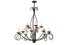  171607 - 48"W Sienna 15 LT Two Tier Chandelier