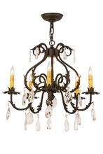  173175 - 24"W Chantilly 5 LT Chandelier