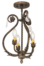  174340 - 12"W Antonia 3 LT Chandelier