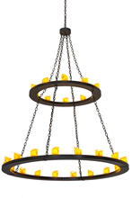  176133 - 60"W Loxley 28 LT Two Tier Chandelier