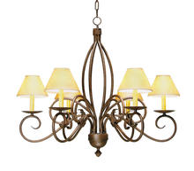  177949 - 28" Wide Squire 6 Light Chandelier