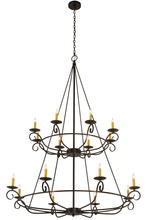  181462 - 54"W Estrella 16 LT Two Tier Chandelier