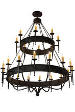  182268 - 72" Wide Marta 24 Light Two Tier Chandelier