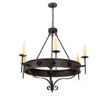  187705 - 48"W Lorenzo 6 LT Chandelier